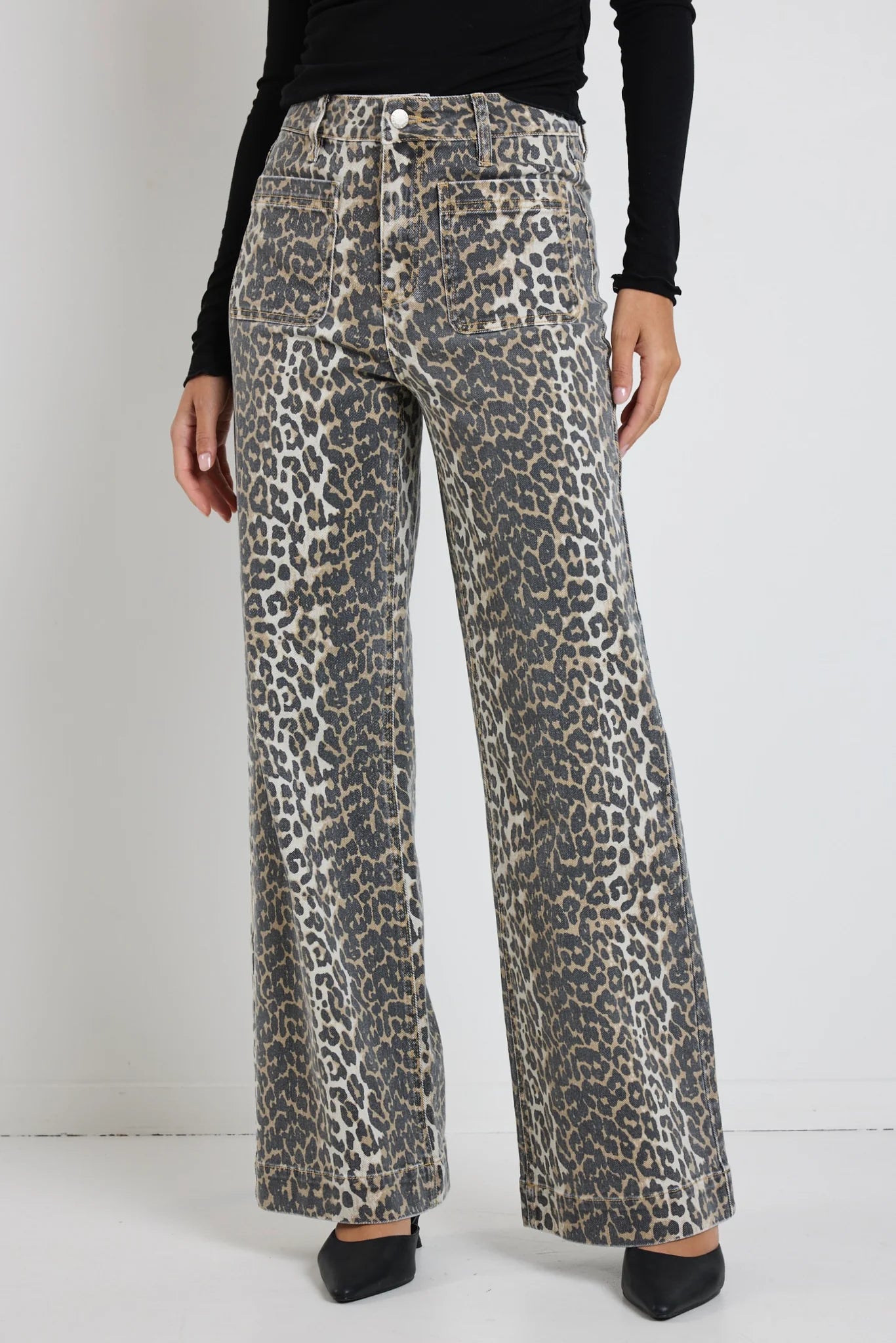Among The Brave Zoey Leopard Jean