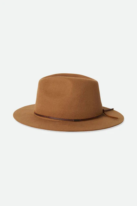 Brixton Packable Fedora Golden Brown