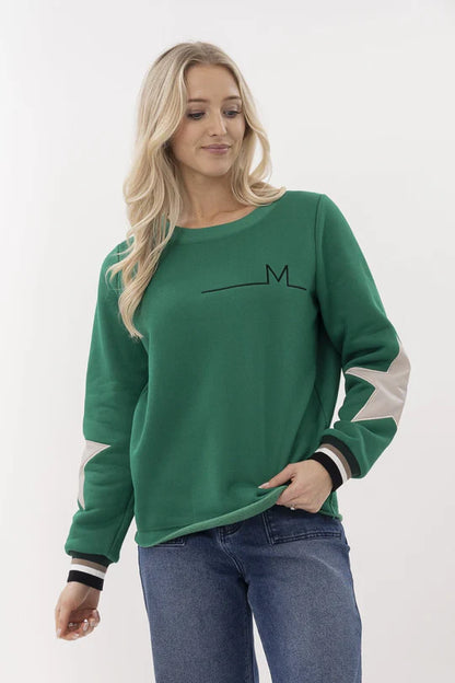 Mi Moso All Stars Sweater in Rose or Green