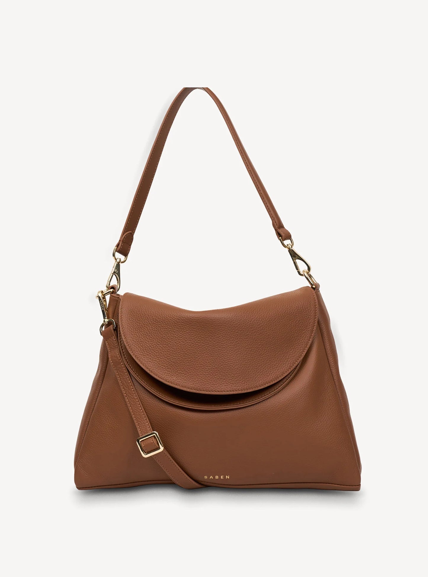 Saben Becks Shoulder Bag Tan Luxe