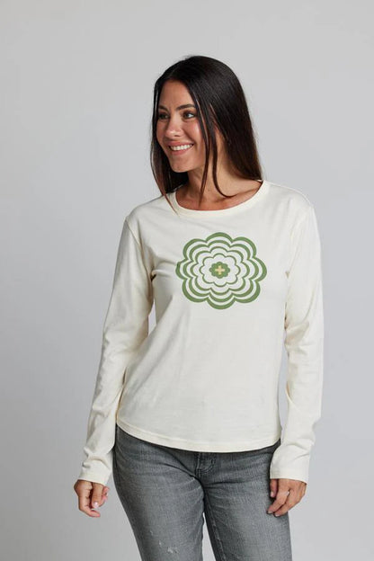 Stella + Gemma  Cream Daisy Long Sleeve