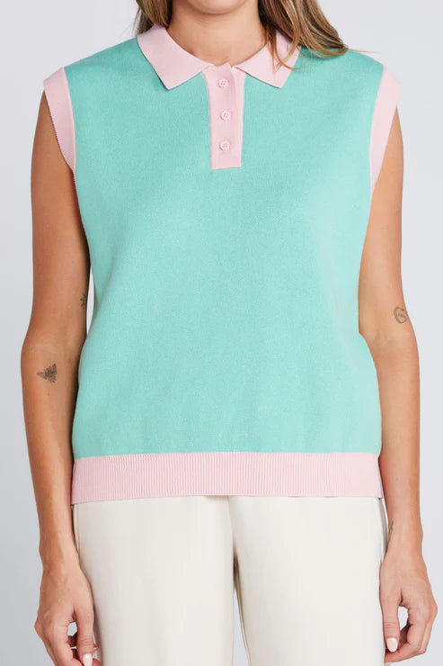 Thing Thing - Fairway Polo -Soft Sage