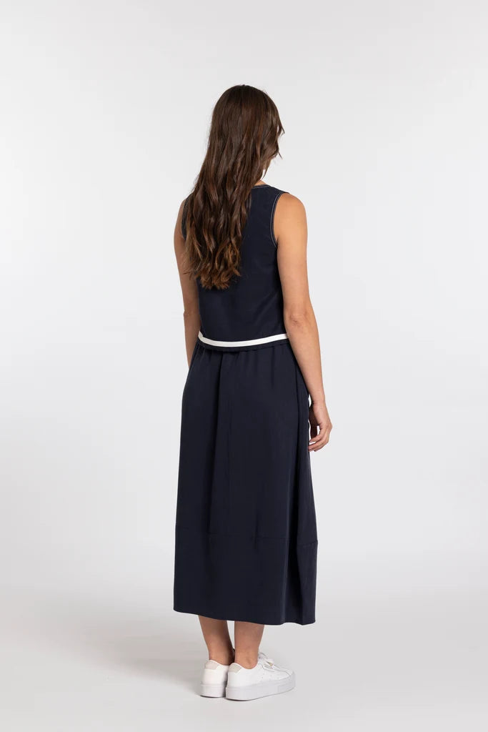 Mi Moso Trenley Skirt Navy