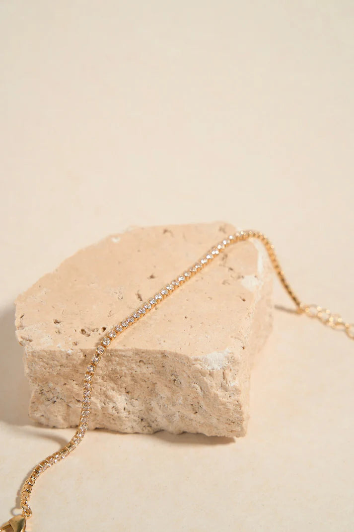 Humble + Heart Diamante Tennis Bracelet