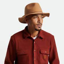 Brixton Packable Fedora Golden Brown