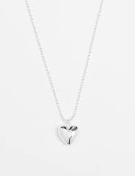 Stella +Gemma Heart and Crystal Necklace