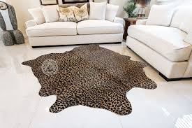 LAPCO Leopard Cow Hide Mat