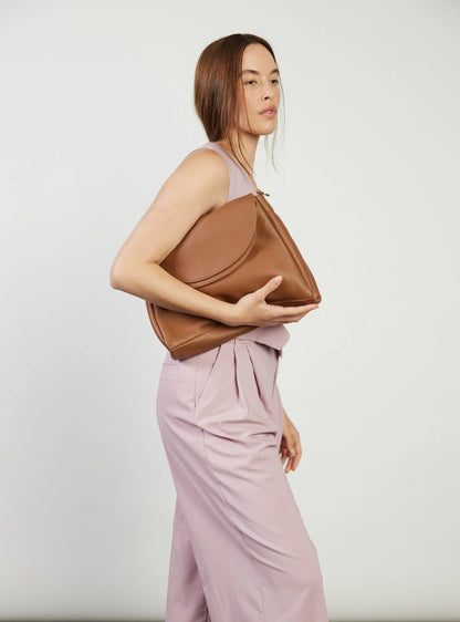 Saben Becks Shoulder Bag Tan Luxe