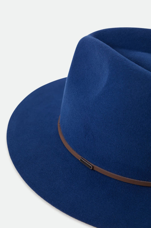 Brixton Wesley Fedora Classic Navy