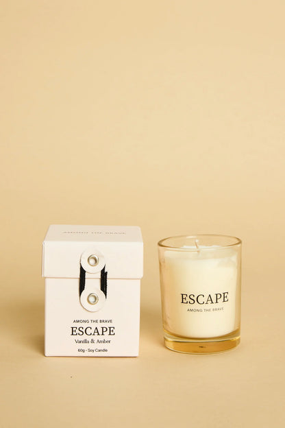 Among The Brave Escape Vanilla Amber 60g Soy