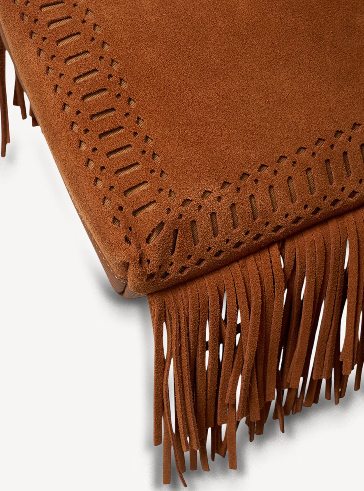 Saben Coco Mini Bag Black Suede+Fringe