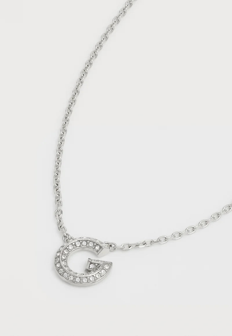 Guess Crystal G Pave Necklace