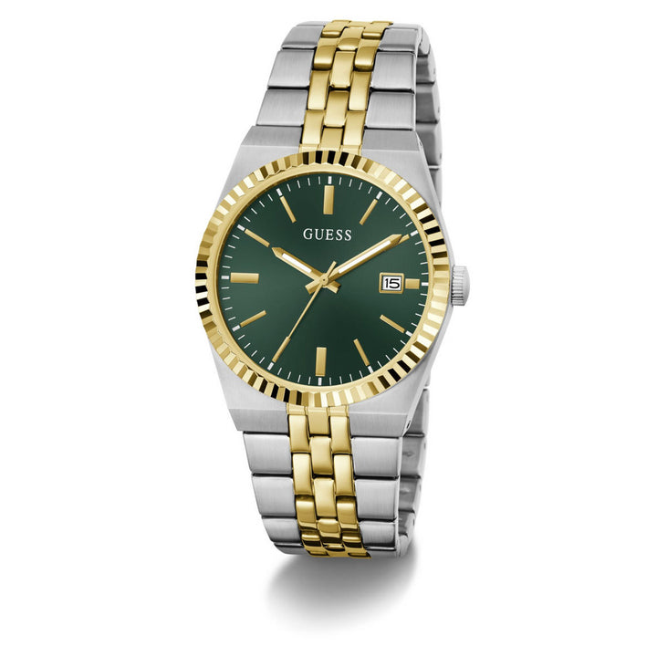 Guess Watch Vincent Green Gold/Silver Strap