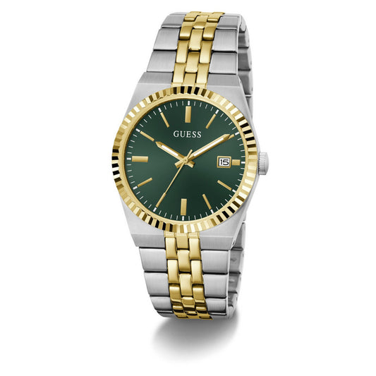 Guess Watch Vincent Green Gold/Silver Strap