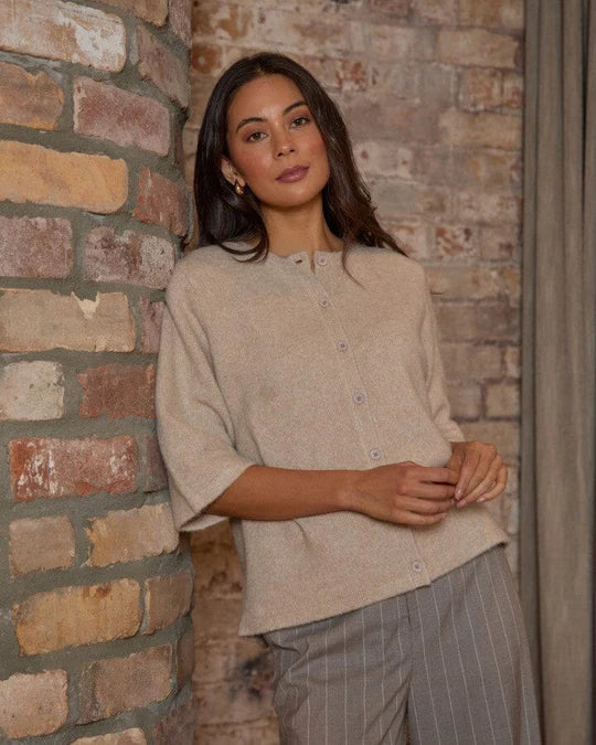 Stella+Gemma Hansel Cardigan  Granola
