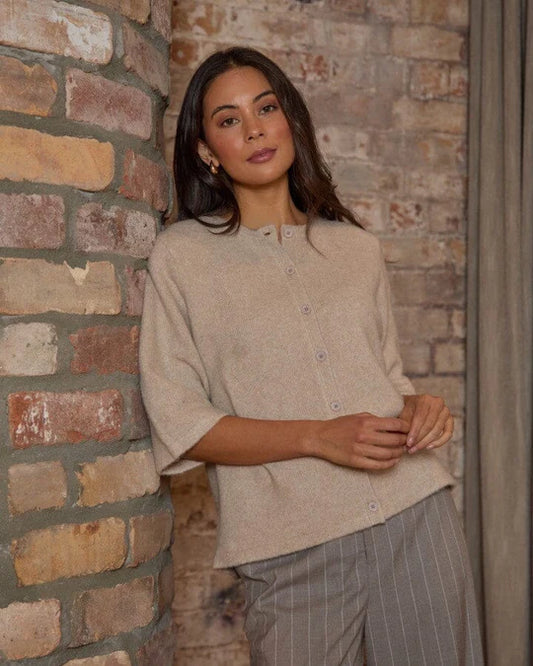 Stella+Gemma Hansel Cardigan  Granola