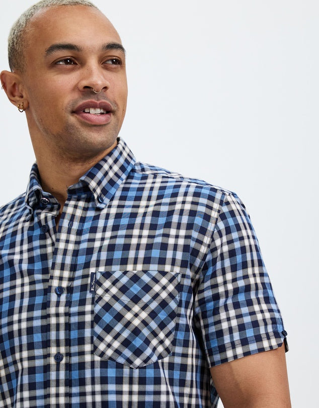 Ben Sherman Overcheck Short Sleeve Shirt