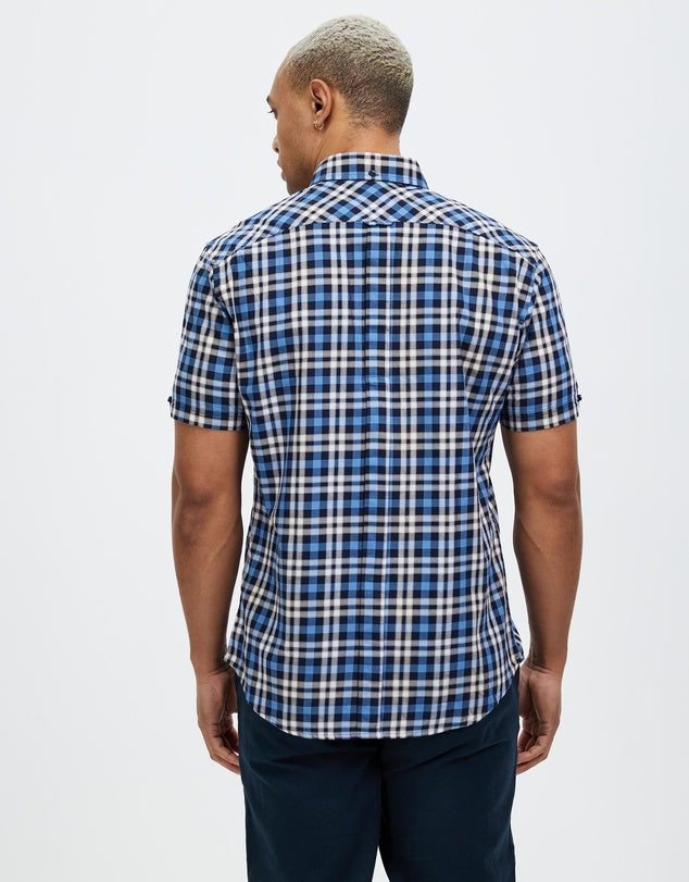 Ben Sherman Overcheck Short Sleeve Shirt