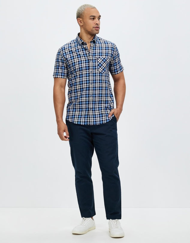 Ben Sherman Overcheck Short Sleeve Shirt