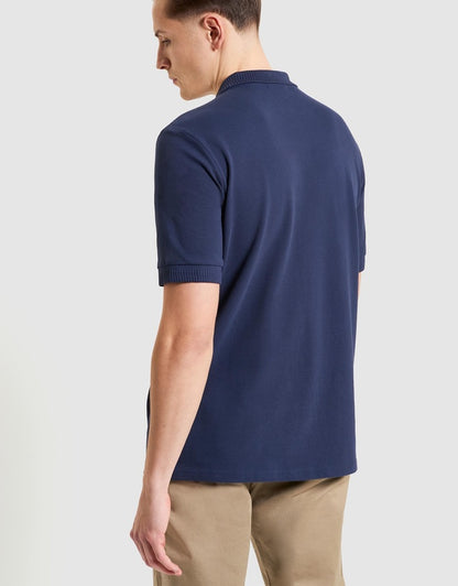 Ben Sherman Mod Pique Shirt - Dark Navy