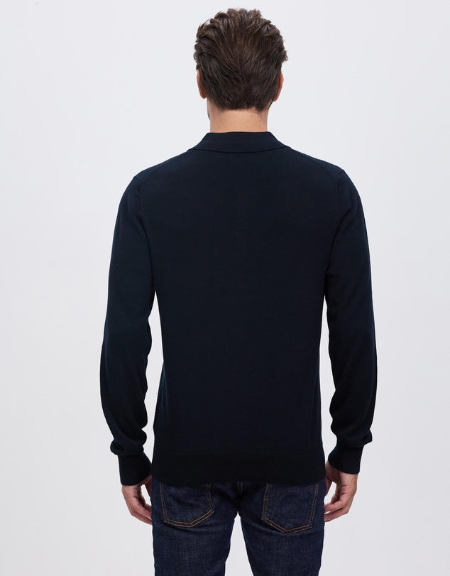 Ben Sherman Signature Long Sleeve Knit Polo