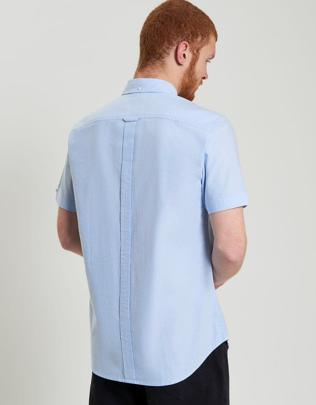 Ben Sherman Signature Oxford Short Sleeve Shirt -Sky