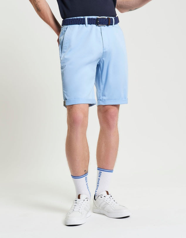 Ben Sherman Signature Chino Short Pale Blue