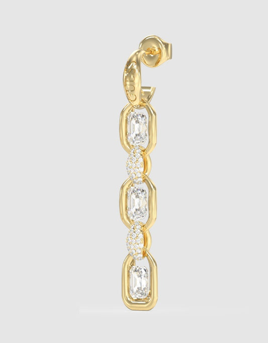 Guess Gemstone Long Pendant Earrings