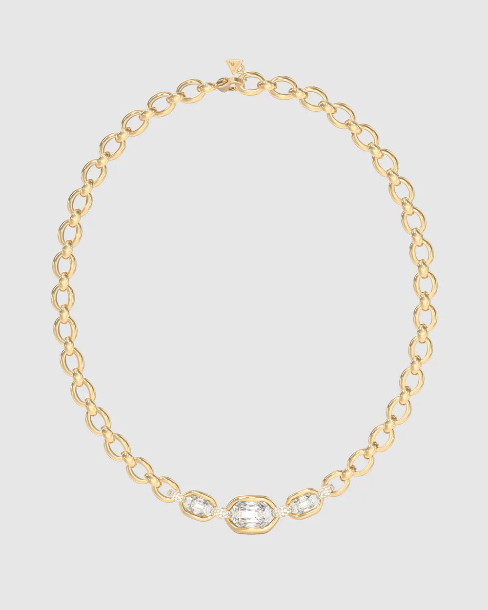 Guess Gem Stone Maxi Necklace in Gold