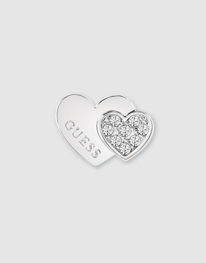 Guess Double Heart Studs