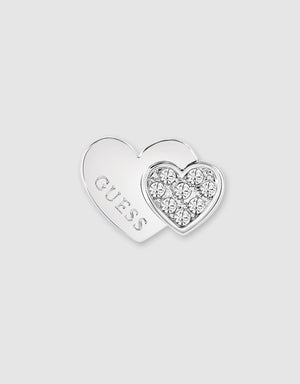 Guess Double Heart Studs