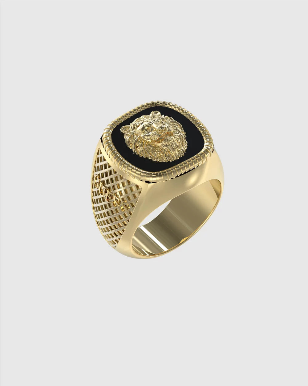 Guess Lion 18MM Signet Ring