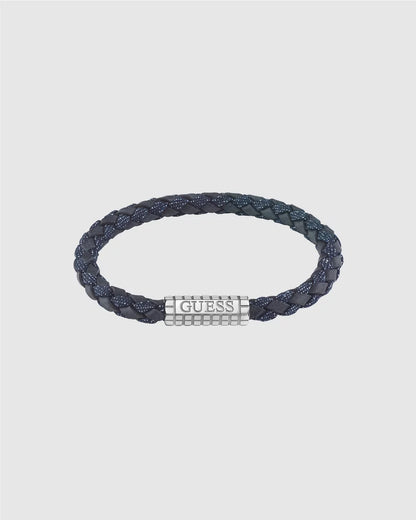 Guess Logo Leather Bracelet