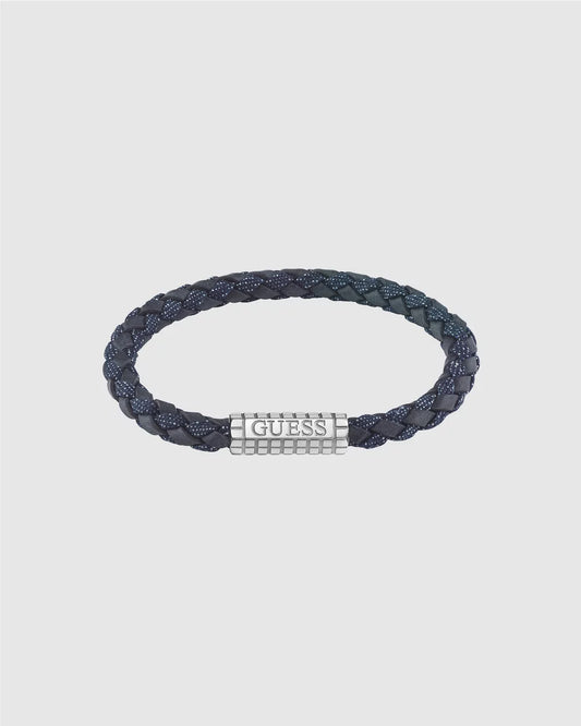 Guess Logo Leather Bracelet