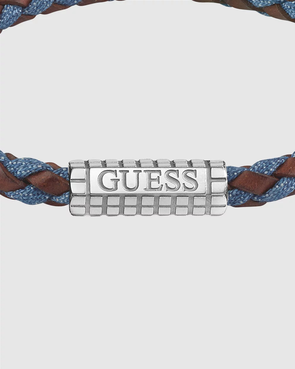 Guess Logo Leather Bracelet