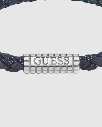 Guess Logo Leather Bracelet