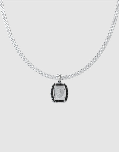 Guess Necklace Lion 15mm Charm in Silver or Gold