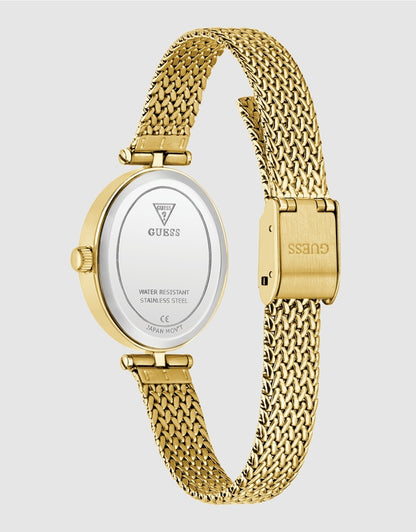 Guess Watch Ruby Red DL Gold Mesh