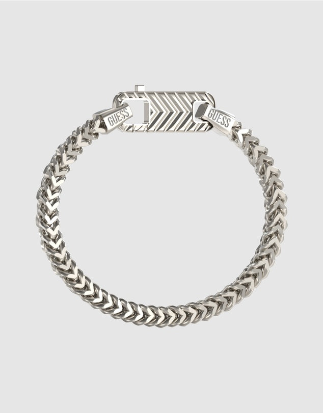 Guess Textured Hook Chain Bracelet