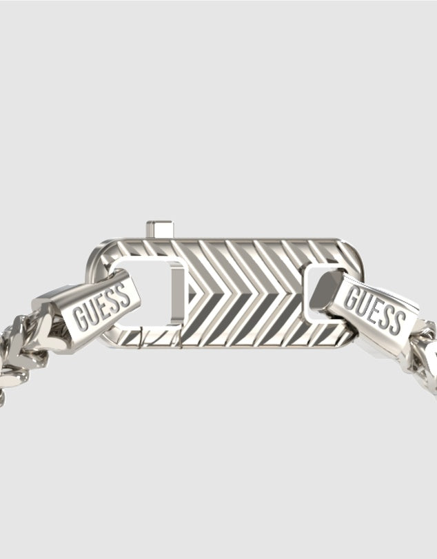 Guess Textured Hook Chain Bracelet