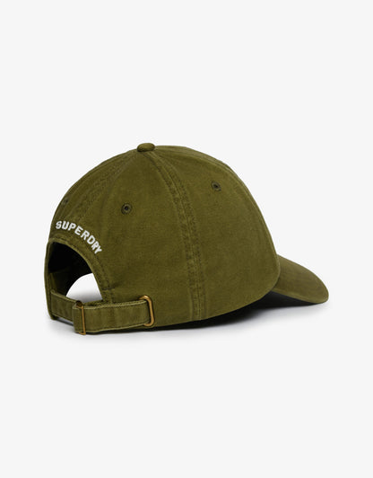 Superdry Vintage Crest Baseball Cap in Navy or Green