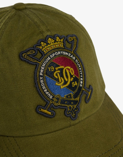 Superdry Vintage Crest Baseball Cap in Navy or Green