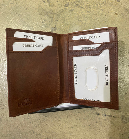 Down Under Gents Leather Card Holder