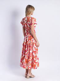 Leoni Florence Dress Pink Print