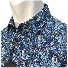 Lichfield Dark Blue Long Sleeve Shirt