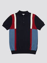 Ben Sherman Intarsia Stripe Polo Shirt