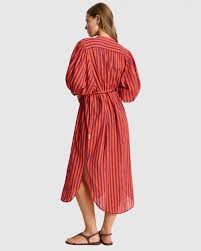 Sea Level Vacay Long Shirt Dress