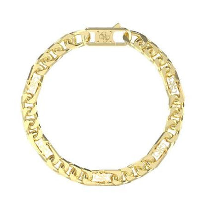 Guess Bracelet 4G Curb Frontiers Gold
