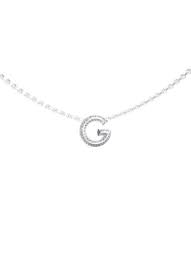 Guess Crystal G Pave Necklace