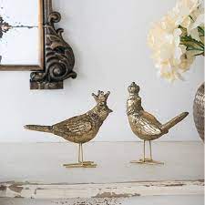 Rembrandt Gold Royal Birds Pair